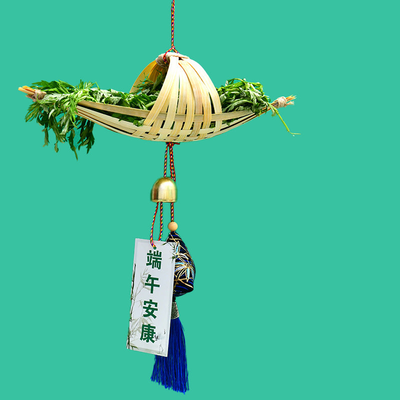 Handcrafts Bamboo Boat Decor