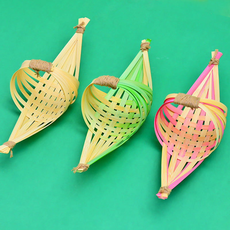 Handcrafts Bamboo Boat Decor