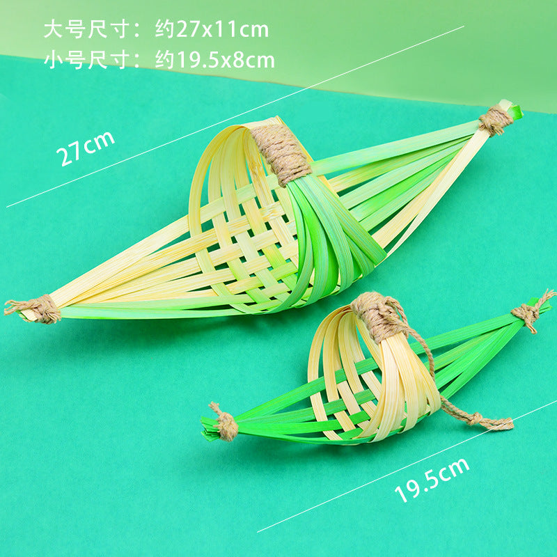 Handcrafts Bamboo Boat Decor