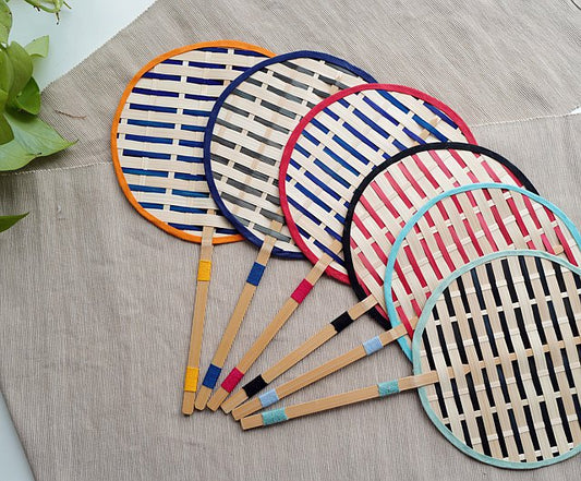 Painted Bamboo Fan