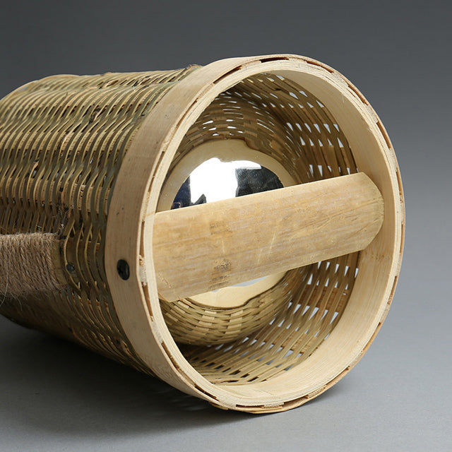 Artisan Woven Bamboo Thermos Flask